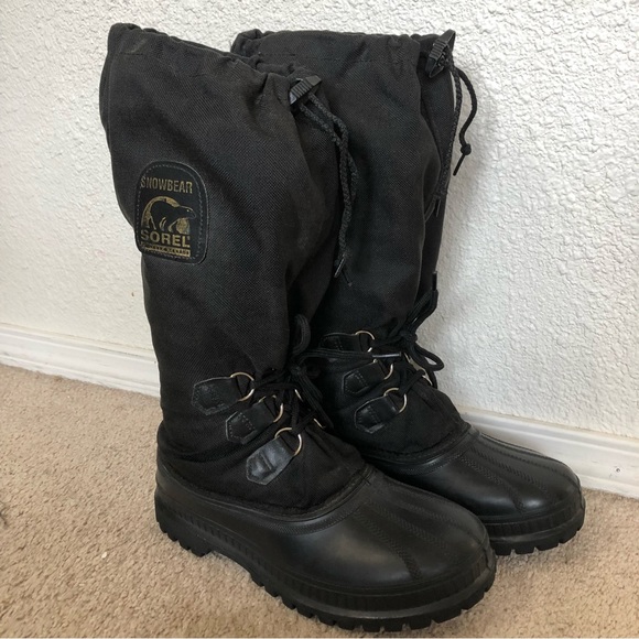 Sorel Snow Bear Insulated Steel Shank Heavy Duty Winter Boots - Picture 2 of 9